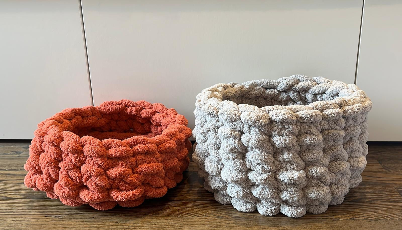 Hand Knit Cat Bed